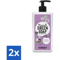 Marcel's Green Soap 2 x - Handzeep - Lavender & Rozemarijn - Voor dagelijks gebruik - 500 ml - Handzeep - Lavendel - Rozemarijn - Natuurlijke Zeep - Biologische Zeep