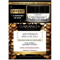 Garancia Mystérieux Mille et Un Jours Anti-Aging Dag-emulsie 30 ml + Mystérieuses Mille et Une Nuits Anti-Aging Nachtcrème 10 ml Gratis