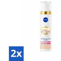 Nivea 2 x - Cellular LUMINOUS630 CC Crème Licht - Gekleurde Dagcrème - Tegen Pigmentvlekken - SPF 30 - 40 ml - Gekleurde Dagcrème - Anti-pigmentvlekken - CC Cream - Cellular LUMINOUS630 - SPF 30