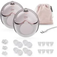 Kinderkraft MAMAFLOW DOUBLE - Borstkolf - 2 cups - instelbaar 9 niveaus - Roze