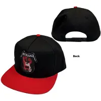 Metallica - Cliff 'Em All Bass Snapback Pet - Zwart/Rood