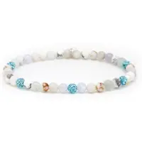 Karma Armband (Sieraad) Spiral Milae XXS Elastic (blue crystal) Blue