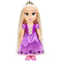 JAKKS Pacific Disney Prinses Rapunzel, magische pop met lichteffecten, modepop, geschikt voor meisjes en jongens, vanaf 3 jaar, met meerkleurige lichteffecten
