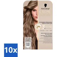 Schwarzkopf 10 x - Haarkleuring - Creme Supreme 7-16 - Cool Donker Asblond - 245g - Voordeelverpakking - 10 stuks