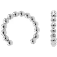 Karma Earcuff Balls Zilver