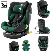 Recaro Loom 35 - Kinderautostoel - ISOFIX & Top Tether - RWF (Achterwaarts) - 0-12 jaar - Groen