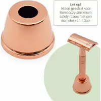 Bamboozy Losse Safety Razor Houder Aluminium Rosé Goud Gold - Alleen geschikt voor Aluminium Safety Razors