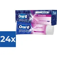Oral-B Tandpasta 3D White Vitalize 75 ml - Voordeelverpakking 24 stuks