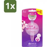 Wilkinson 1 x - Wegwerpscheermesjes - Xtreme 3 My Intuition - Comfortabel - 6 mesjes - Wegwerpscheermesjes - Vrouwelijke Scheermesjes - Comfortabele Scheermesjes - Zachte Scheermesjes - Huidverzorging