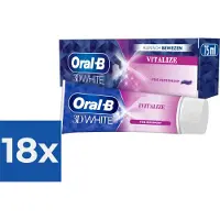 Oral-B Tandpasta 3D White Vitalize 75 ml - Voordeelverpakking 18 stuks