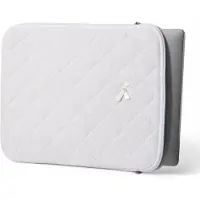 VHV -Laptophoes - Stijlvolle en Duurzame 13 tot 14 Inch Laptop Tas en Sleeve met Grote Capaciteit en Zachte Binnenvoering voor Werk, School en Reizen - Wit