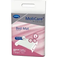 Hartmann Molicare Premium Bed Mat - Wasbare bed onderleggers 75 x 85 cm (met instopstroken) - 10 stuks
