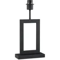 Home Sweet Home - Zwart - Modern Bedlampje - Metalen tafellamp - 20 x 8 x 40.5 cm - Met Schakelaar - Ontworpen voor gebruik in slaapkamers en