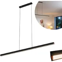 LZQ MODERNE LED PENDELLEUCHTE 60W KALTWEISS HÖHENVERSTELLBAR HÄNGELEUCHTE HÄNGELAMPE LINEARE DESIGN ESSZIMMERLAMPE DECKENLAMPE FÜR WOHNZIMMER, ESSZIMMER, KÜCHE, SCHLAFZIMMER, BÜRO