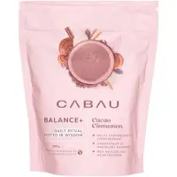 Cabau – Balance+ – Chocolade Kaneel – Cafeïnevrije Cacaodrank met Lion's Mane, Reishi & Cordyceps – Met Magnesium & Vitamine B3 – Koffievervanger – Vermindert Vermoeidheid – 240g (20 Porties)