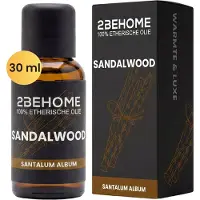 2BEHOME Etherische Olie Sandalwood - 30 ML - 1 Stuk - Essentiële olie voor Aromatherapie - Essential oil - Geurolie voor Aromadiffuser