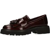Manfield Mocassins wijnrood