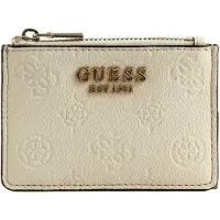 GUESS kaarthouder Ella Logo SLG Credit Card Case Stone Logo crème