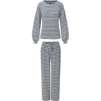 Lingadore Pyjama donkerblauw / wit
