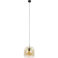 AnLi Style AnLi Stijl Hanglamp, model Drift, met één lichtpunt / Amberkleurig glas