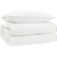 vidaXL 90% Ganzendons Deken Set FULDA 2 st 155 x 200 cm Alle seizoenen