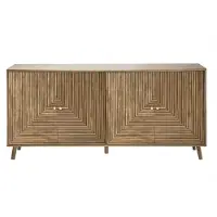 CALICOSY - Dressoir met 4 deuren en gelamineerde fronten L156 cm - EDEN