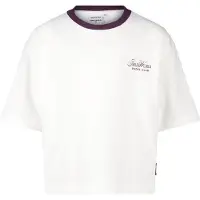 America Today T-shirt met backprint - wit Meisjes Katoen Ronde hals Backprint - maat 134/140