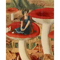 IXXI Forest Floor, Extrovisions - 80 x 100 cm - Grote wanddecoratie en posters - Collage, Gemengde Technieken, Art Nouveau, Vintage, Speels