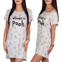 Sarcia.eu DISNEY Winnie de Poeh Dames nachthemd, KATOENEN slaapshirt VOOR DE ZOMER L