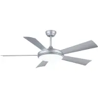 Evolar Smart Plafondventilator met Verlichting en WiFi - 132 cm - Stille Plafondlamp met Ventilator - Dimbaar Warm Wit Licht (LED) - EVO-CF52SNW