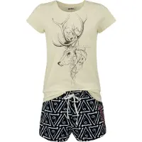 Harry Potter Pyjama - Patronus - S tot 3XL - voor Vrouwen - meerkleurig - Maat XXL