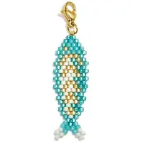 Yehwang Lilli June - Vis Bedel - Glas & Stainless Steel - - Groen