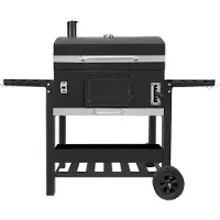 Monster XXL BBQ-rookoven, houtskoolgrill, draagbaar voor buiten en tuin