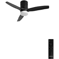 Create - Plafondventilator 40W silent 100% hout - S - Met licht - Afstandsbediening - WIND CALM NATURAL WOOD