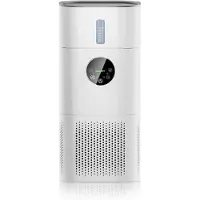 G&G luchtreiniger - Luchtbevochtiger - Air purifier - Slaapkamer - Babykamer - HEPA filter - 50m2 - 3 ventilatorstanden - Wit