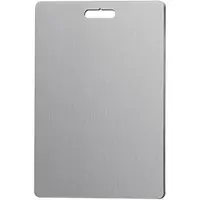 MODFU RVS Snijplank – 34x23 cm – Hygiënisch & Duurzaam – Voor Vlees, Groenten & Dagelijks Gebruik – Roestvrijstalen Keuken Snijplank – Grijs
