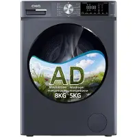 Chiq CW85862HX - Was-droogcombinatie - Full Service - 8+5KG -OneTouch Smart Wash - 15programma's - Stoom & Allergiezorg -Klasse A/D- 12 jaar garantie op motor - 2026 Nieuw