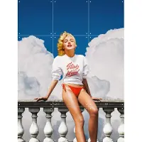IXXI Stay Wild Marilyn, Paste in Place - 60 x 80 cm - Gratis ophangtool - Grote wanddecoratie en posters - Pop art, Vintage, Fotografie, Grafisch
