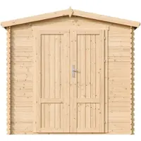 Timbela M369F1 - Houten tuinhuis - 4,33 m² - 226x236xH218 cm - zonder vloer