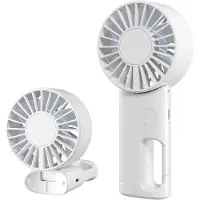 LONGZIMING -Nekventilator - Draagbare Halsventilator - Persoonlijke Ventilator - 4 Snelheidsstanden - 6 Bladen Design - Duurzaam Plastic - Ideaal Voor Reizen - 1 Stuk