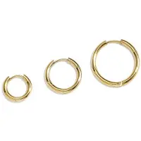 Yehwang Niva - Oorbellen Set - Stainless Steel - - Goud