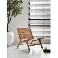 MUST Living Fauteuil Lily Teakhout 75x85x75 cm
