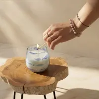 Ancient Wisdom Small Glass Jar Candles - Seabreeze