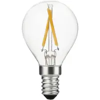 SPL E14 LED Kogellamp | 2W 2500K 220V/240V 925 | 360° Dimbaar