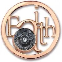 Mi Moneda SW-FAI-60-L Swarovski Faith Smokey