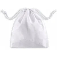 Allbag Met Katoenen Zakje 18x14 cm, 220g, Dik & Ecologisch voor Sieraden/Cadeaus