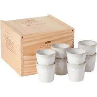 Costa Nova Koffiekopjes Grespresso White 190 ml - 8 stuks - Gift box