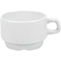 Witek Home Lubiana Hel2 Porseleinen Kopje Wit - 200ml