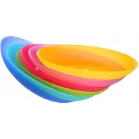 Epewex 6x Platte Kunststof Dinerborden 22cm - Vaatwasser & Magnetronbestendig