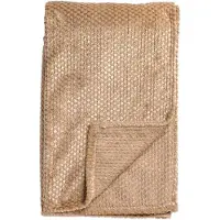 Dutch decor - MICKY - plaid 150x200 cm - fluffy - Cuban Sand - beige